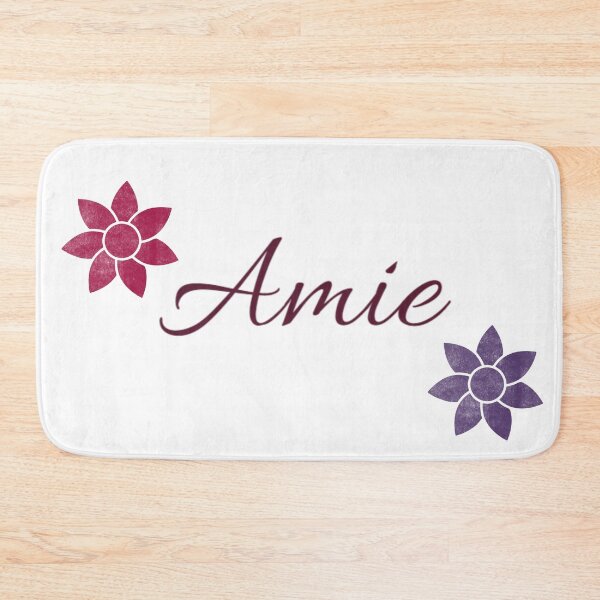 Item preview, Amie Floral Name Calligraphy Design designed and sold by Cora Gregory.