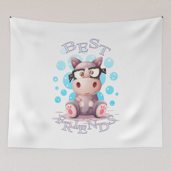 Item preview, Best Friends Dazzle  Rhino Cartoon designed and sold by aventi24.