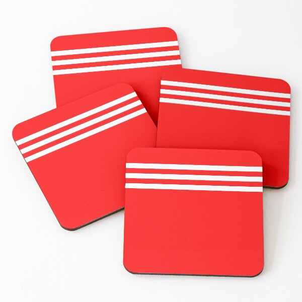 Item preview, White stripe on red  designed and sold by Ashtreemeadow.