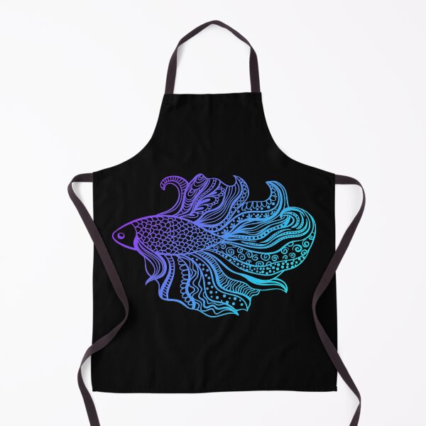 Item preview, Betta Fish - Purple/Cyan designed and sold by murkyswamp.