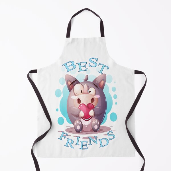 Item preview, Best Friends Love Rhino Cartoon designed and sold by aventi24.
