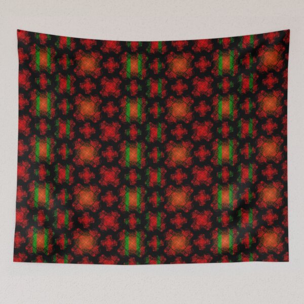 Item preview, Red Fractal-Based Pattern designed and sold by JoanNinjaHen.
