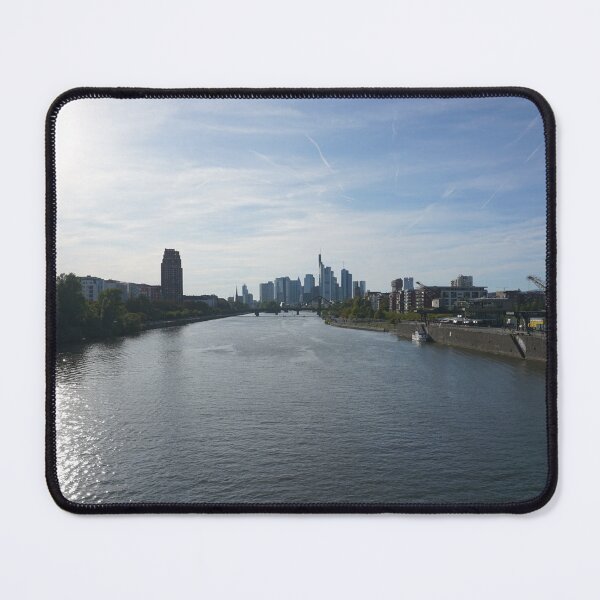 Item preview, Frankfurt am Main skyline view and Main river view in summer designed and sold by Montrepeneuer.