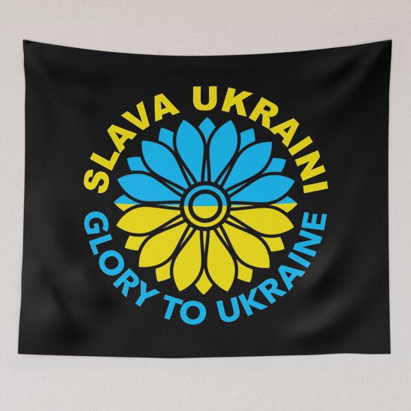 Item preview, Ukrainian Sunflower - Slava Ukraini - Glory to Ukraine 1.0 designed and sold by Thelittlelord.