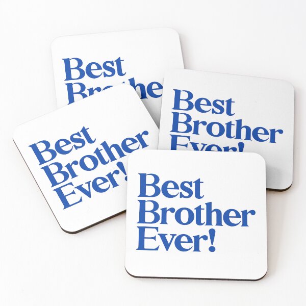Item preview, Best Brother Ever - Best Gift for Brothers - Blue designed and sold by heyluckyseven.