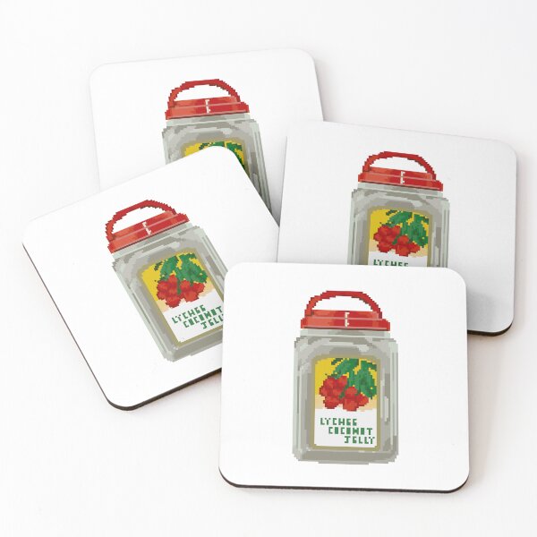 Item preview, Pixel Lychee Coconut Jelly Container designed and sold by itscatnotkat.