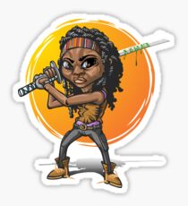 Michonne cartoon style Sticker
