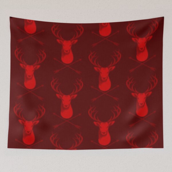 Item preview, Red deer pattern designed and sold by Ashtreemeadow.