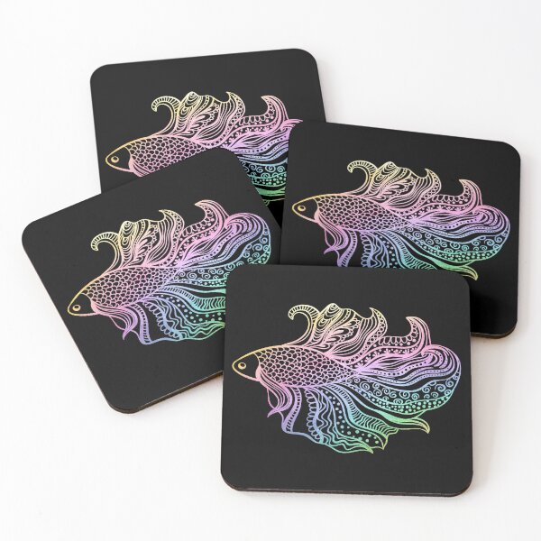 Item preview, Copy of Betta Fish - Pastel Rainbow designed and sold by murkyswamp.