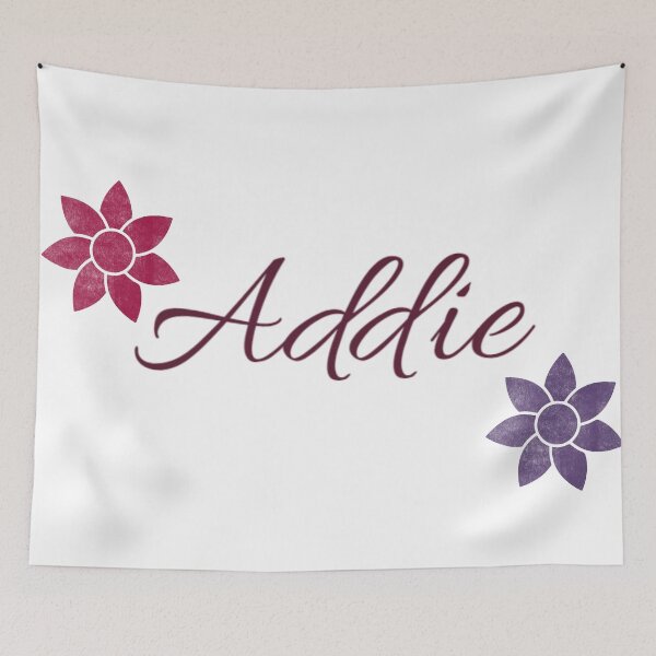 Item preview, Addie Floral Name Calligraphy Design designed and sold by Cora Gregory.