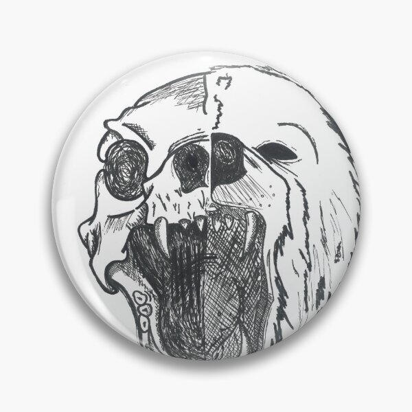 Item preview, Bear Skull Art designed and sold by DAZEARMSART.