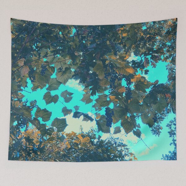 Item preview, GRAPES IN CLEAR BLUE SKY designed and sold by anetesees.