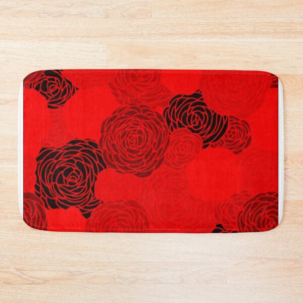 Item preview, Red rose pattern designed and sold by Ashtreemeadow.