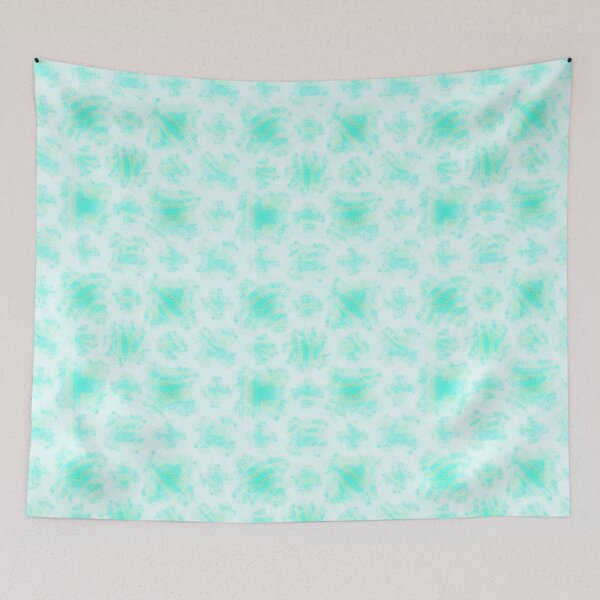 Item preview, Minty-Zebra-Plaid Pattern designed and sold by JoanNinjaHen.
