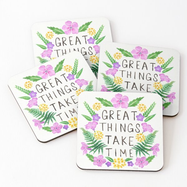 Item preview, Great things take time designed and sold by KelliroDesigns.