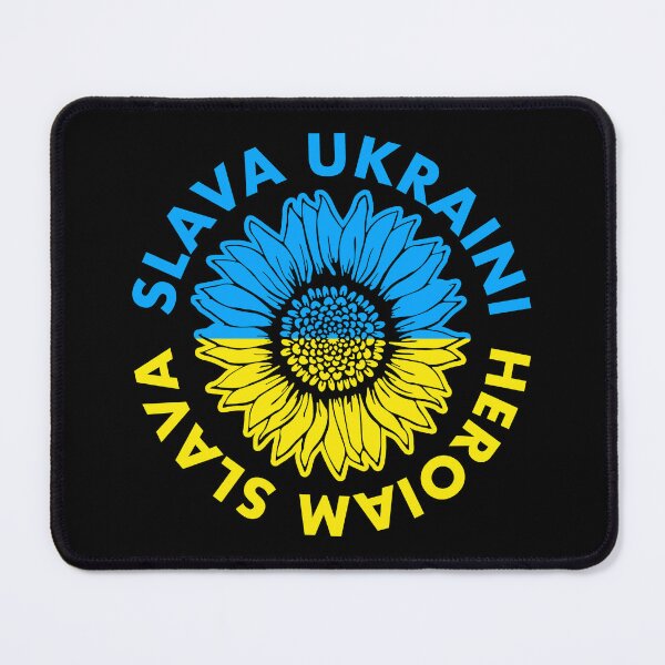 Item preview, Slava Ukraini - Heroiam Slava - Ukrainian Sunflower (flag) designed and sold by Thelittlelord.