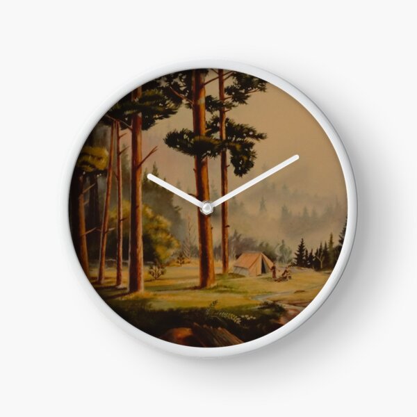 Adventures In Camping Clock