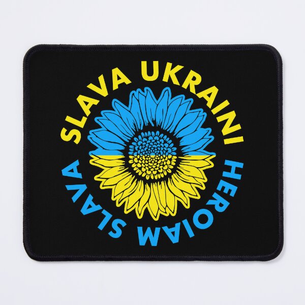 Item preview, Slava Ukraini - Heroiam Slava - Ukrainian Sunflower (pretty) designed and sold by Thelittlelord.