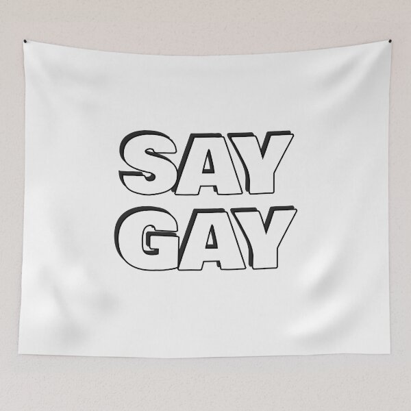 Item preview, SAY GAY - Proud to say gay designed and sold by Inspirationmotivation.