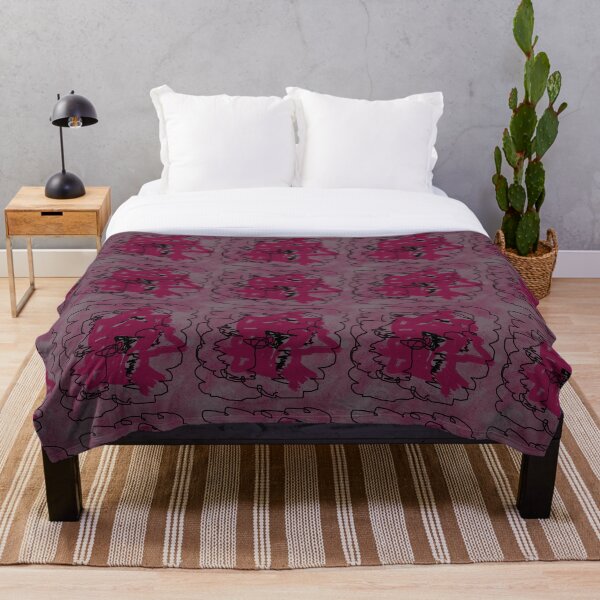 Item preview, Abstract flowers in dark rose and black. designed and sold by TracyDDigitals.