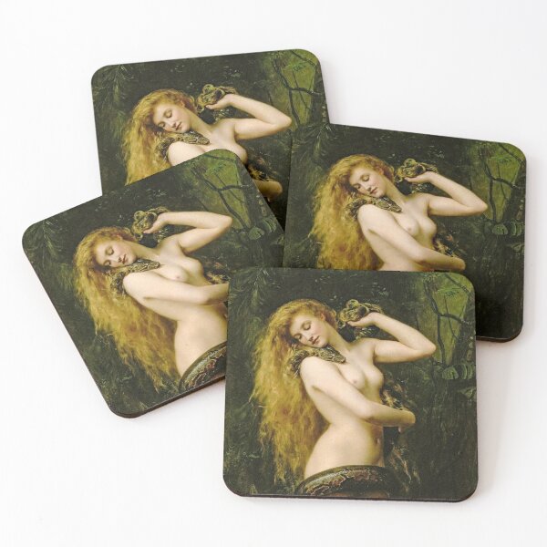 Item preview, Lilith with the snake - John Collier 1886 | Lilith with the snake designed and sold by TeeARTHY.