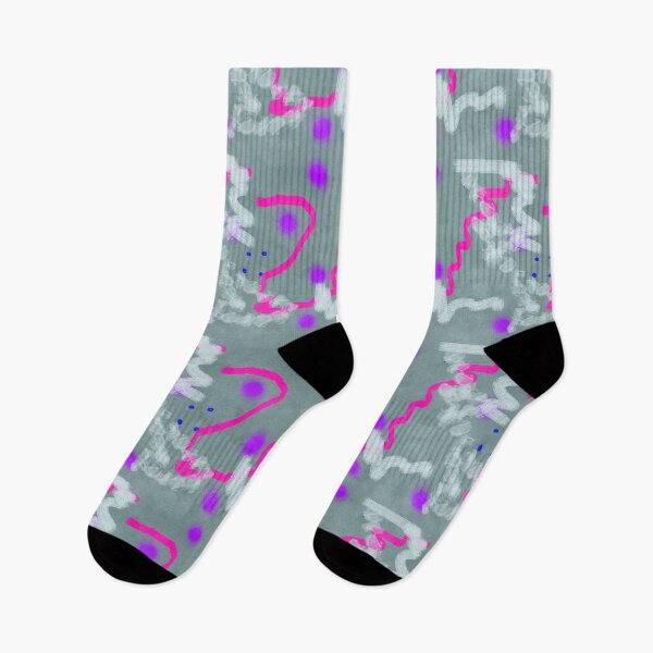 Item preview, Pink and purple graffiti on grey background designed and sold by TracyDDigitals.