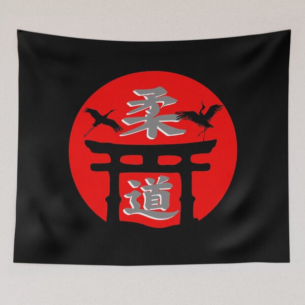 Item preview, Japan Judo sport drawing  designed and sold by Blondiabshop.