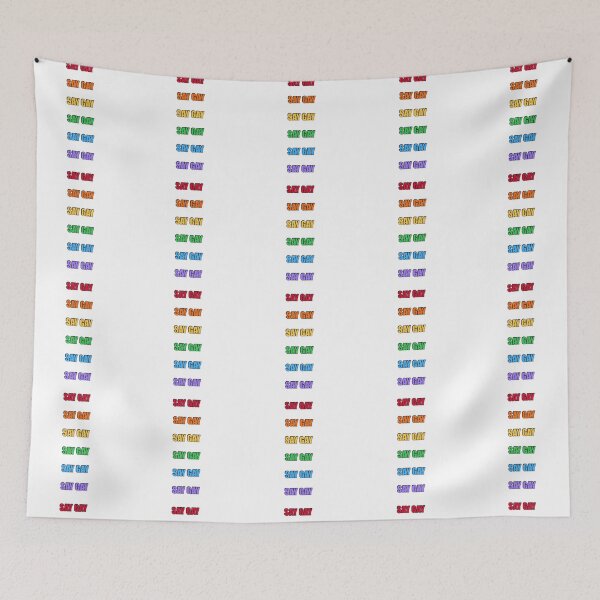 Item preview, SAY GAY sticker pack designed and sold by Inspirationmotivation.