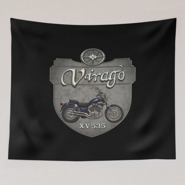 Item preview, Concrete Shield Virago XV 535 Blue designed and sold by KlaraBubble.