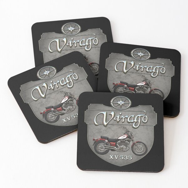 Item preview, Concrete Shield Virago XV 535 Red designed and sold by KlaraBubble.