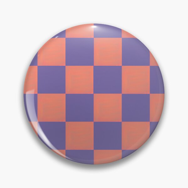 Item preview, Perfect Peri Pantone Pairings - Vintage Tangerine Checkered Pattern designed and sold by JynnDoesArt.