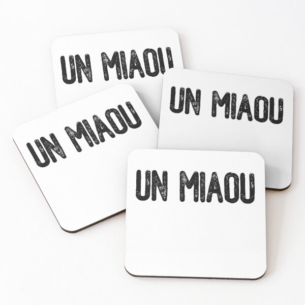 Item preview, Un Miaou (Black Text) designed and sold by meowmeup.