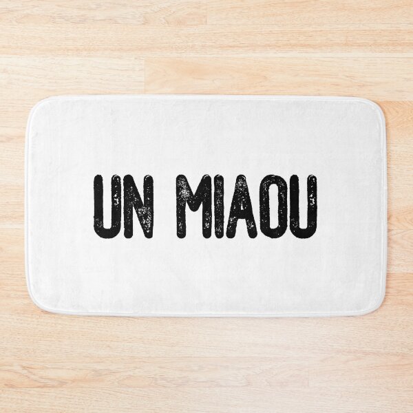 Item preview, Un Miaou (Black Text) designed and sold by meowmeup.