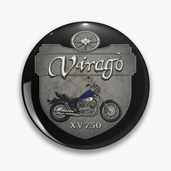 Item preview, Concrete Shield Virago XV 750 Blue designed and sold by KlaraBubble.