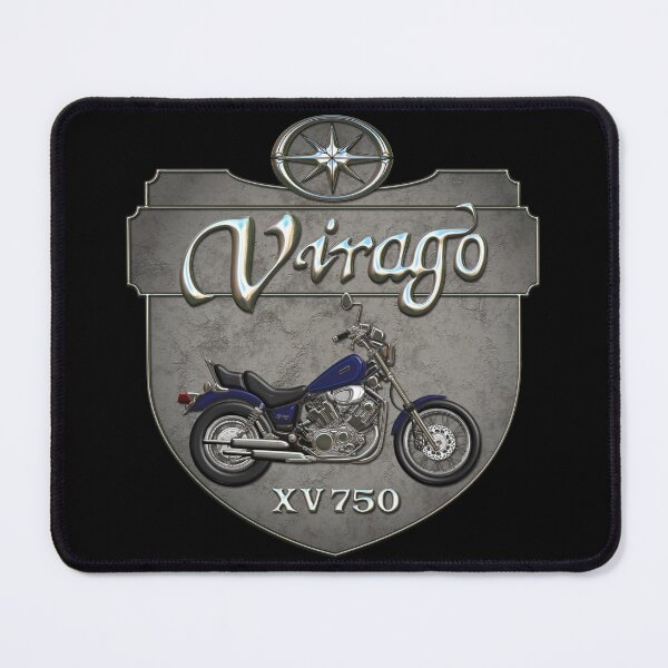 Item preview, Concrete Shield Virago XV 750 Blue designed and sold by KlaraBubble.
