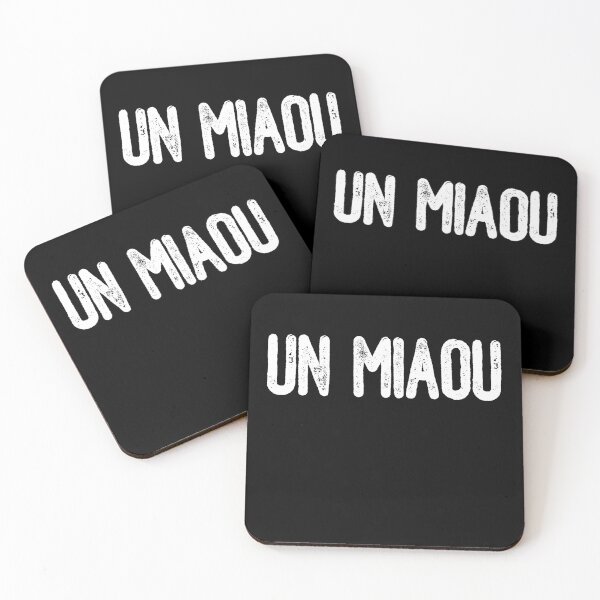 Item preview, Un Miaou (White Text) designed and sold by meowmeup.