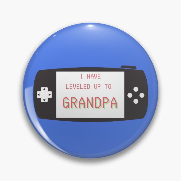 Item preview, I Have Leveled Up To Grandpa designed and sold by BlakefourDesign.