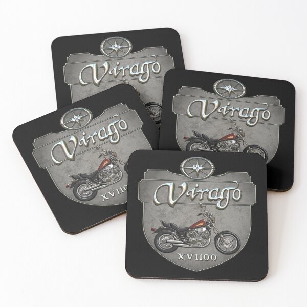 Item preview, Concrete Shield Virago XV 1100 Dark Red designed and sold by KlaraBubble.