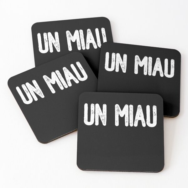 Item preview, Un Miau (White Text) designed and sold by meowmeup.