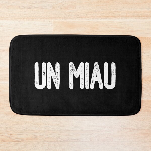 Item preview, Un Miau (White Text) designed and sold by meowmeup.