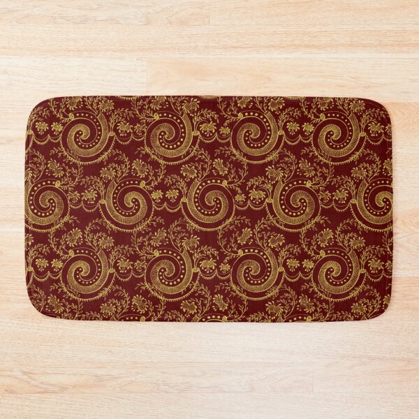 Item preview, Gold swirl pattern designed and sold by Ashtreemeadow.