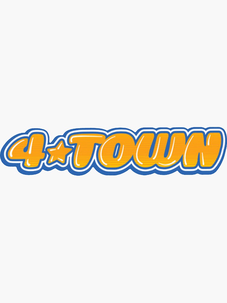 Discover 4*Town Turning Red Sticker