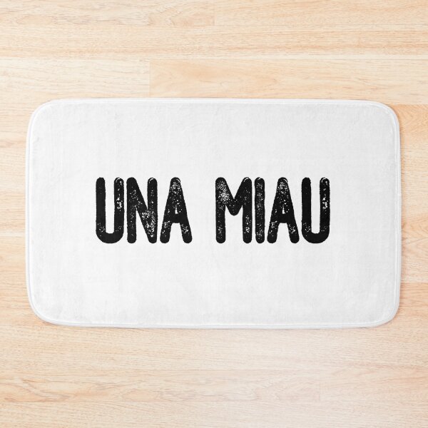 Item preview, Una Miau (Black Text) designed and sold by meowmeup.