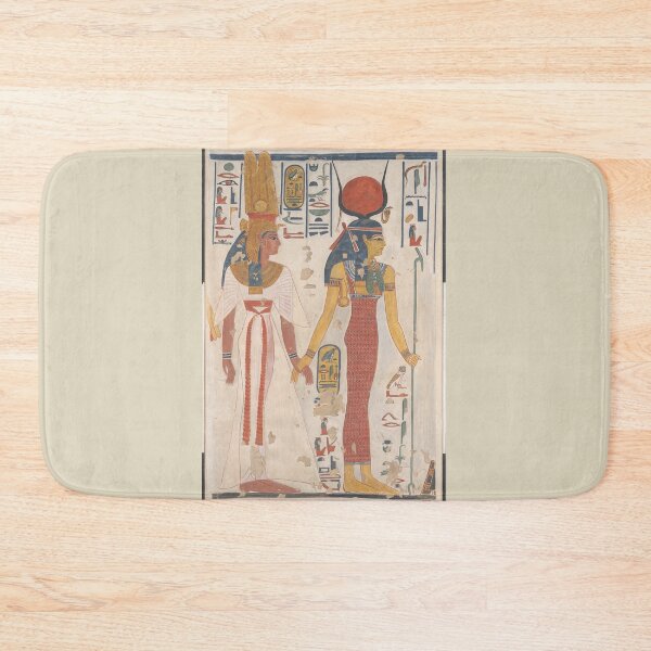 Item preview, Queen Nefertari Being Led By Isis ( Ancient Egyptian Painting Art) designed and sold by universegrace.