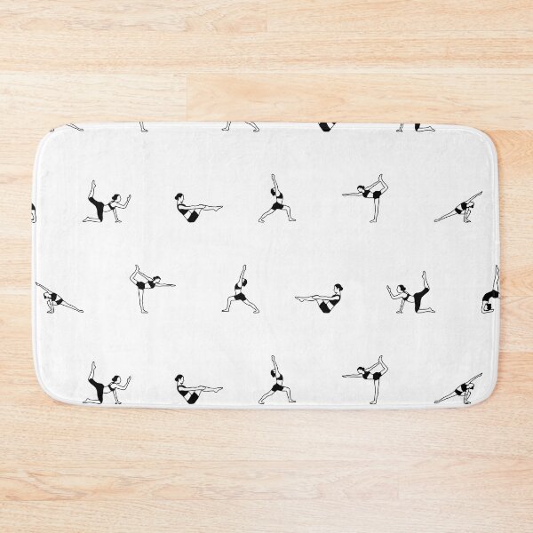 Item preview, Yoga poses pattern designed and sold by synthesizer.