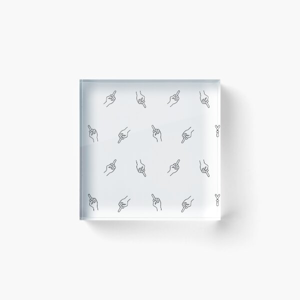 Item preview, Funny middle finger pattern  designed and sold by synthesizer.