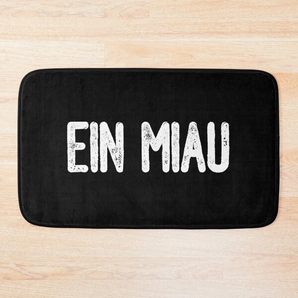 Item preview, Ein Miau (White Text) designed and sold by meowmeup.