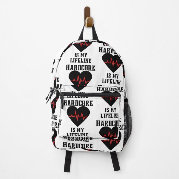 Item preview, Hardcore Music Is My Lifeline Heartbeat Heart designed and sold by RichTeeDesigns.