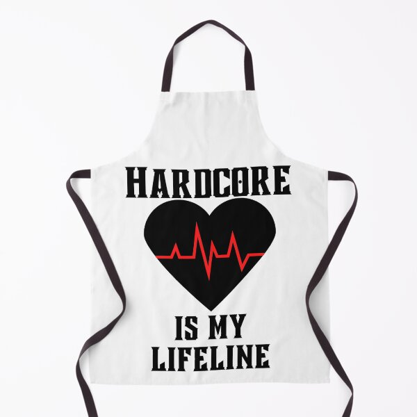 Item preview, Hardcore Music Is My Lifeline Heartbeat Heart designed and sold by RichTeeDesigns.