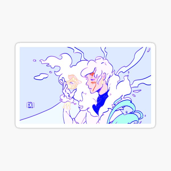 crown cloud Sticker